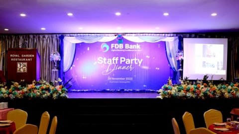 FDB Bank ရဲ့  နှစ်ပတ်လည် ညစာစားပွဲ အစီအစဉ်